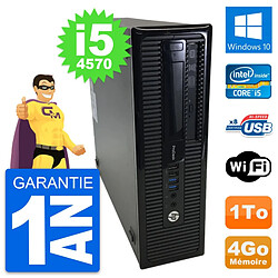 PC HP ProDesk 400 G1 SFF Intel i5-4570 RAM 4Go Disque Dur 1To Windows 10 Wifi - Occasion