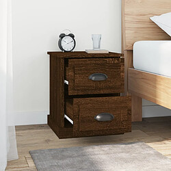 Avis Maison Chic Table de chevet,Table de Nuit,Meuble de Rangement chêne marron 39x39x47,5 cm bois d'ingénierie