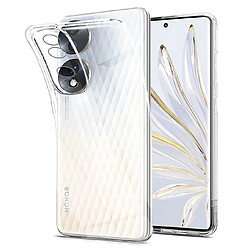 Htdmobiles Coque pour Huawei Honor 70 5G - housse etui silicone gel fine + film ecran - TRANSPARENT TPU