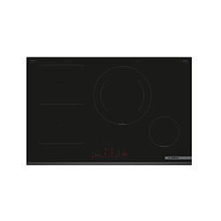 Table de cuisson induction 80cm 4 feux 7400kw noir - PVS831HC1H - BOSCH