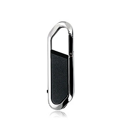 Wewoo Clé USB MicroDrive 64 Go USB 2.0 Clés USB créatives en métal pour mousqueton noir