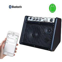 Universal YYH-CoolMusic DM20 Bluetooth Personal Monitor Amplificateur Conférencier pour amplificateurs de tambour électrique, clavier et guitare acoustique (noir)