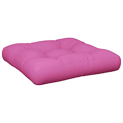 Maison Chic Coussin Confort | pouf | Coussin de palette rose 60x61,5x10 cm tissu Oxford -GKD27241