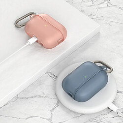 RHINOSHIELD Coque avec Mousqueton Compatible avec Apple [AirPods Pro] Protection de qualité Militaire Contre Les Chocs, résistante aux Rayures, Chargement sans Fil - [Bleu Cobalt, Standard Set]