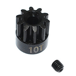 Moteur en acier 32dp 3.175mm 10t pour 1/10 voiture rc