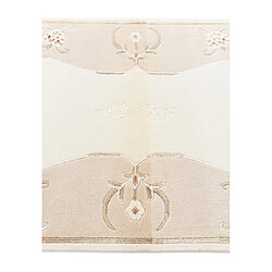 Vidal Tapis de laine 150x84 beige Darya pas cher