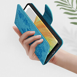 Acheter Avizar Étui Motif papillon et fleur Samsung Galaxy A33 Portefeuille Support Vidéo Bleu