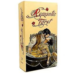 Universal Tarot romantique 78pcs Cartes Oracle Deck Family Family Fun Board Game Guide English