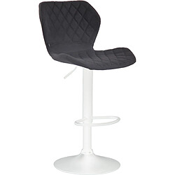 Non Tabouret de bar tissu liège blanc