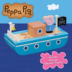 Zestaw z figurka Peppa Pig Wooden boat pas cher