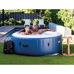 Acheter Spa gonflable PureSpa Blue One rond Bulles 2/4 places / Intex