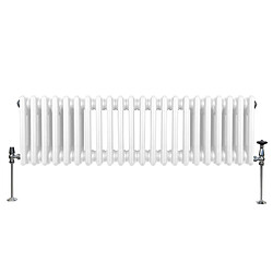 Monstershop Radiateur Traditionnel à Triple Colonne – 300 x 1192 mm – Blanc