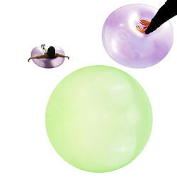 2x Ballon à Bulles Gonflable Ballon à Bulles Fête En Plein Air Violet + Vert L