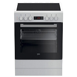 Cuisinière électrique a 72l 4 feux blanc - fse67300wcs - BEKO