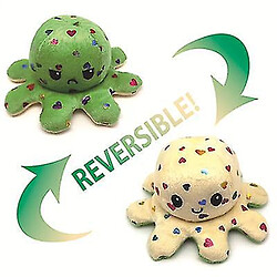 Universal Touet en peluche de poulpe réversible reversible 20 cm cadeau d'enfants