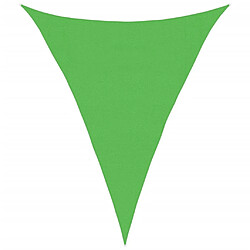 vidaXL Voile d'ombrage 160 g/m² Vert clair 3x4x4 m PEHD