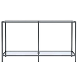 Avis Maison Chic Table console | Meuble d'entrée | Table d'appoint Transparent 140x35x75,5 cm Verre trempé -GKD73024