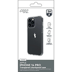 My Way Myway Coque pour iPhone 14 Pro Renforcée 3M Transparent