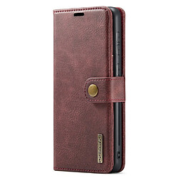 Etui en PU DG.MING magnétique avec support rouge pour votre Samsung Galaxy A33 5G