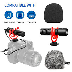 Acheter Universal Condensateurs microphones d'enregistrement vidéo avec clips microphones d'enregistrement vidéo pour téléphones intelligents films DSLR caméras caméras PC | microphones