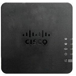 Cisco Systems Cisco ATA 191 (2-PORT ANALOG TELEPHONE ADAPTE - 2-port analog telephone adapter with router for multiplatform, 2x RJ-11 FXS ports, 1x 10/100 Mbps RJ-45 Ethernet port, 100×100×28mm, 132.1g)