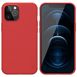 Alive Records Nillkin Super Frosted Shield Pro - Coque pour Apple iPhone 12 Pro Max (Rouge)