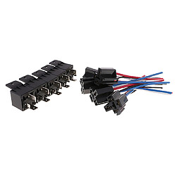 5x SPDT Relais 80Amp DC12V Automobile 4x Broche 4x Fils Pièce de Voiture