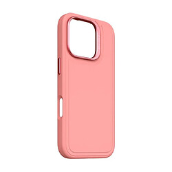 Decoded Coque pour iPhone 16 Pro Gamme Stacks MagSafe en Silicone Antimicrobienne Rose