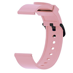 Wewoo Bracelet pour montre connectée Dragonne Sport en silicone brillant Huami Amazfit Bip Lite version 20 mm rose