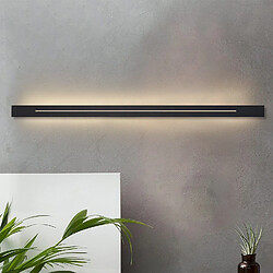 Autres Temps ZMH Applique LED Intérieur Blanc/Noir 30cm 60cm 100cm