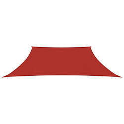 ComfortXL Voile D'ombrage 160 G/m² Rouge 3/4x3 M Pehd