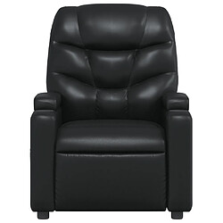 Avis vidaXL Fauteuil de massage inclinable Noir Similicuir