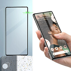 Avizar Verre Trempé Google Pixel 6a Résistant Dureté 9H Anti-traces Contour Noir pas cher