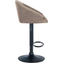 Acheter Non Tabouret de bar Davie tissu noir