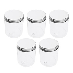 Acheter 5pcs vide cosmétique baume à lèvres récipient jar couvercle en aluminium 120 ml 68x50 mm