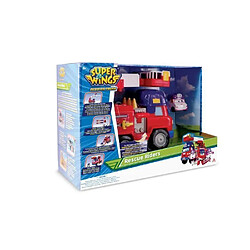 Auldey Camion Pompier Super Wings Transformable Rescue Riders + 1 figurine Zoey