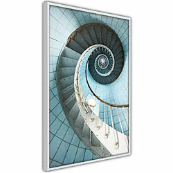 Paris Prix Affiche Murale Encadrée Golden Ratio 20 x 30 cm Blanc