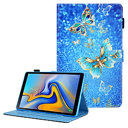 Etui en PU Impression de motifs avec support et porte-cartes papillon pour votre Samsung Galaxy Tab A7 Lite 8.7 (2021) T220/T225