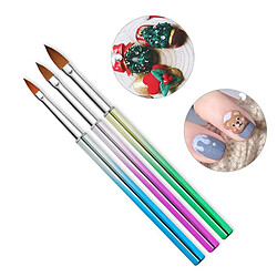 Avis 3 Pièces Nail Stylo Nail Art Brosses Nail Art Nail Brosses Nail Brosses Nail Art Peinture Dessin Stylo pour Nail Art Design