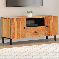 vidaXL Meuble TV 105x33x46 cm Bois d'acacia massif