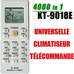 4000 CODE IN 1 UNIVERSELLE CLIMATISEUR TÉLÉCOMMANDE KT-9018E