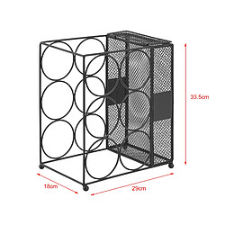 Acheter Range-bouteilles Drangedal pour 6 bouteilles en métal [en.casa]