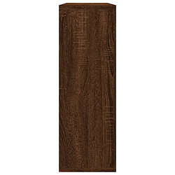 Avis vidaXL Étagère murale Chêne marron 104x20x58,5 cm Bois d'ingénierie