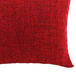 Couverture de taie d'oreiller taille lin lin jetable voiture décor vin rouge 60x60cm pas cher