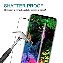 Acheter Wewoo Film de verre trempé de plein écran 9H 3D pour LG G8 ThinQ Noir