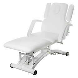 Helloshop26 Table de massage électrique 360 Watts blanc 14_0003623 