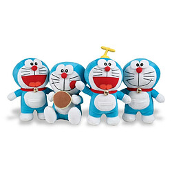 PLAY BY PLAY - Doraemon Peluche de 30 cm qualité 1 Velboa (Assortiment?: modèles et couleurs aléatoires)