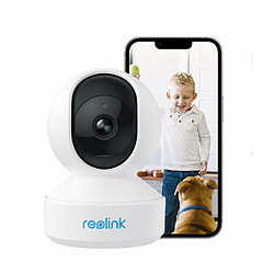 Reolink 4MP Caméra Surveillance 2,4/5GHz WiFi Interieure, Pan&Tilt, Caméra Interieur Détection de Mouvement pour Bébé, Aîné, Animal, Audio Bidirectionnel, Vision Nocturne IR