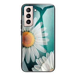 Coque en TPU antichoc chrysanthème pour votre Samsung Galaxy S22