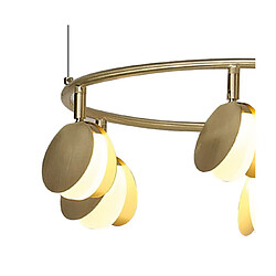 Luminaire Center Suspension LED Shell Or pas cher